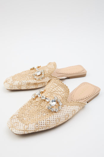 Ciabatta Beige Donna - 8