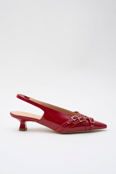 Slingback Rosso Donna