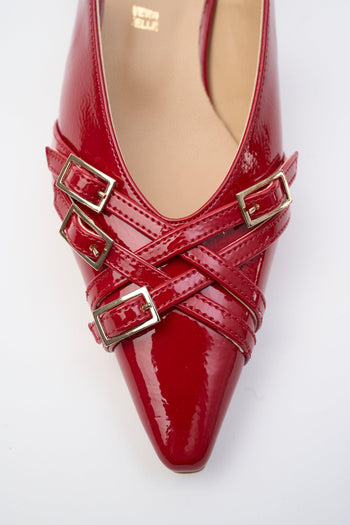 Slingback Rosso Donna - 3