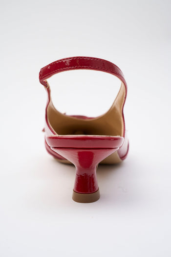 Slingback Rosso Donna - 4