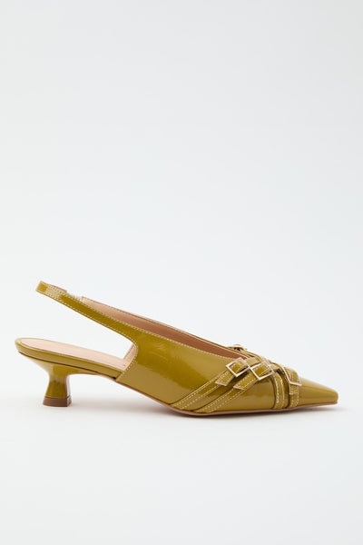 Slingback Senape Donna