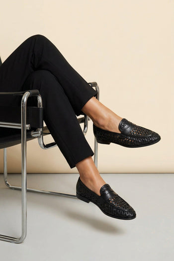 Mocassino Nero Donna - 8