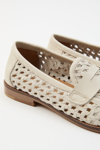 Mocassino Off White Donna - 3