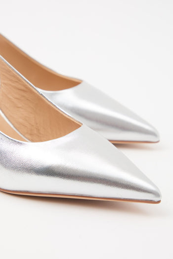 Slingback Argento Donna - 3