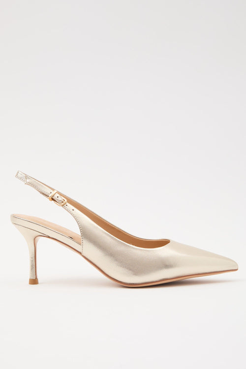 Slingback Platino Donna