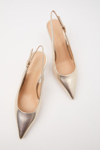 Slingback Platino Donna - 7