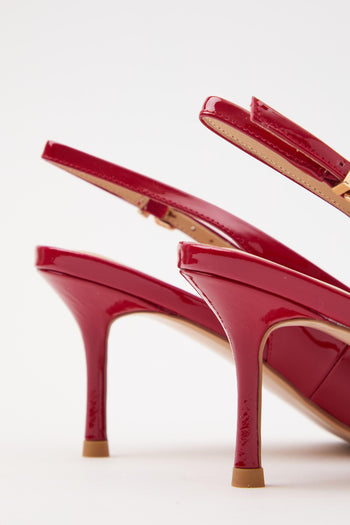 Slingback Rosso Donna - 4