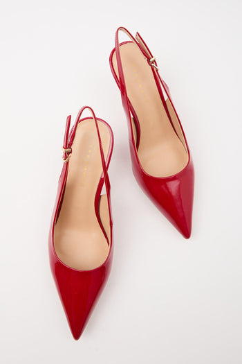 Slingback Rosso Donna - 8