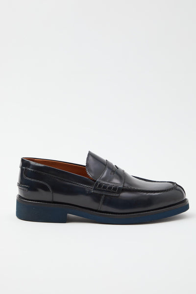 Mocassino Blu Uomo