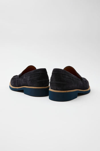 Mocassino Blu Uomo - 6