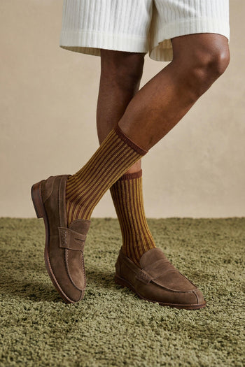Mocassino Taupe Uomo - 8