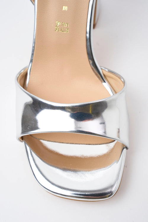 Sandalo Argento Donna