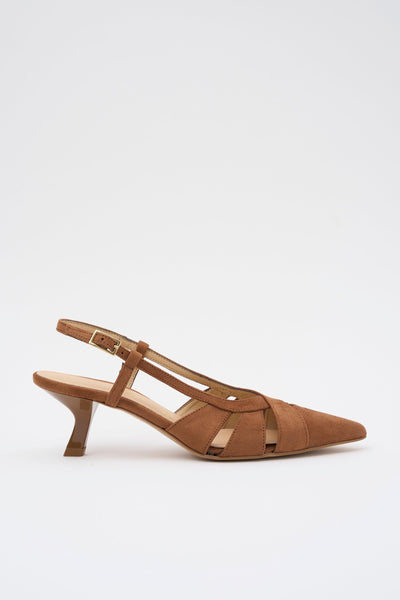 Slingback Cuoio Donna