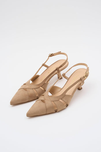 Slingback Taupe Donna - 2