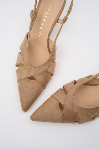 Slingback Taupe Donna - 3
