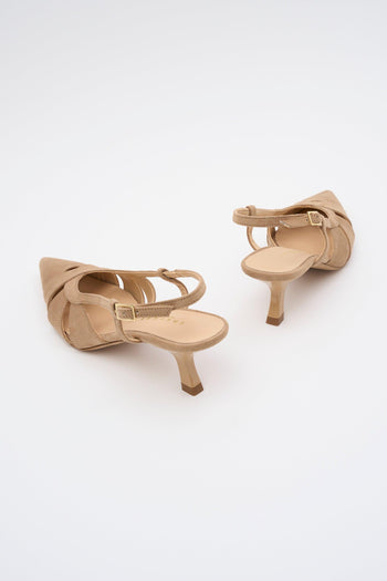 Slingback Taupe Donna - 5