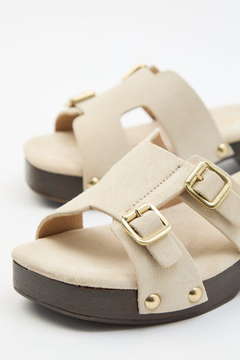 Zoccolo Beige Donna - 3