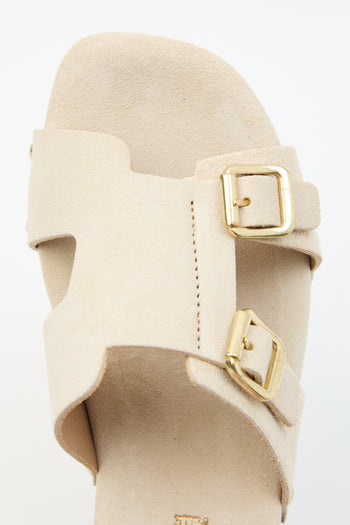 Zoccolo Beige Donna - 4