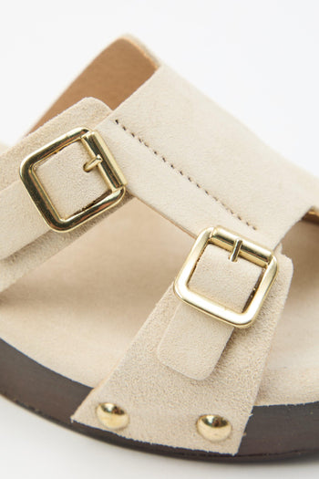 Zoccolo Beige Donna - 5