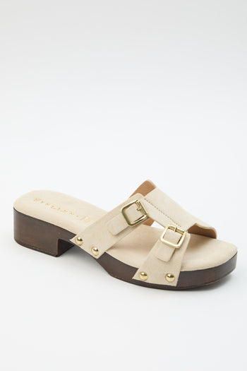 Zoccolo Beige Donna - 8