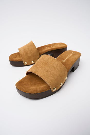 Zoccolo Cuoio Donna - 5