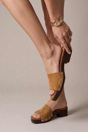 Zoccolo Cuoio Donna - 6