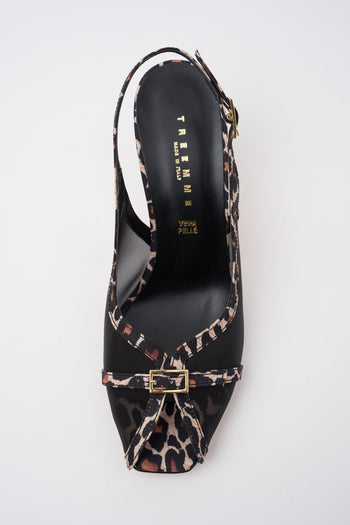 Slingback Nero/miele Donna - 6