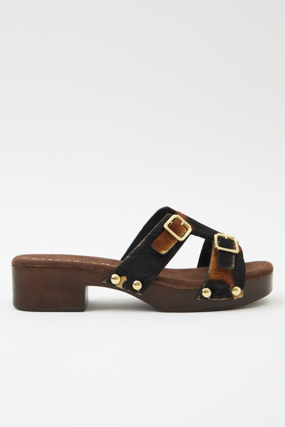 Zoccolo Marrone Donna