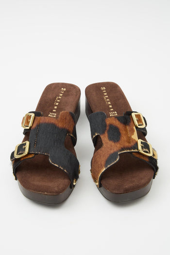 Zoccolo Marrone Donna - 5