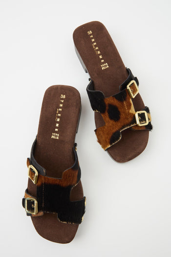 Zoccolo Marrone Donna - 7