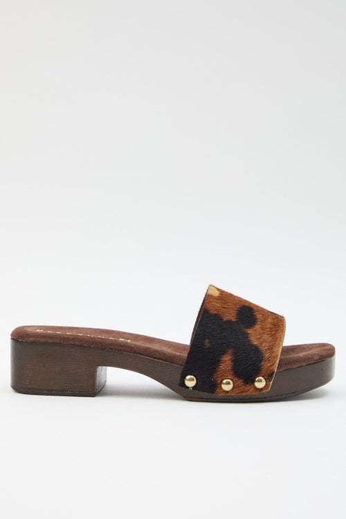 Zoccolo Marrone Donna