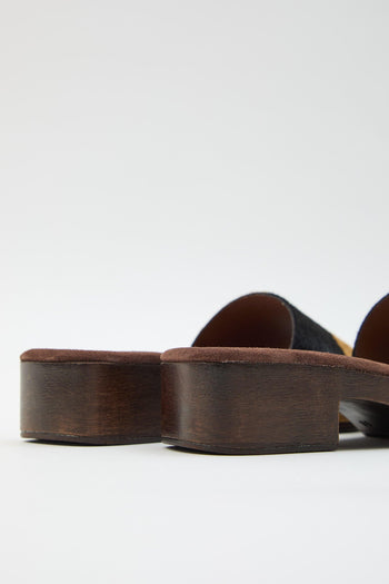 Zoccolo Marrone Donna - 5