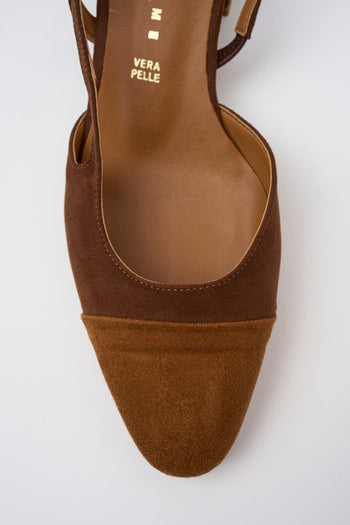 Slingback Cuoio/marrone Donna - 3