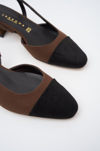 Slingback Nero/t.moro Donna - 4