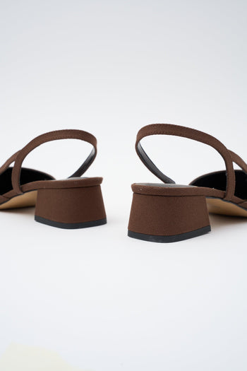 Slingback Nero/t.moro Donna - 5