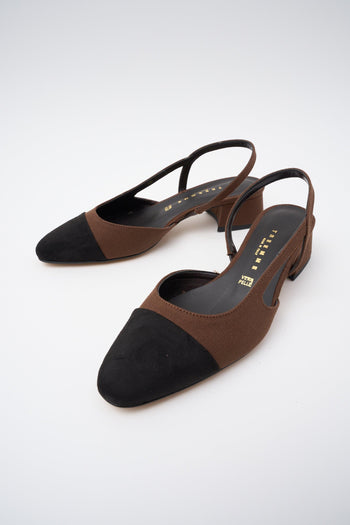 Slingback Nero/t.moro Donna - 6