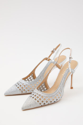 Slingback Argento Donna - 2