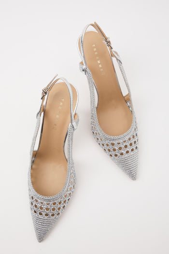 Slingback Argento Donna - 6