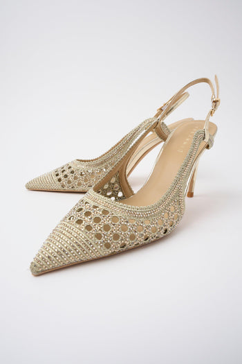 Slingback Oro Donna - 5