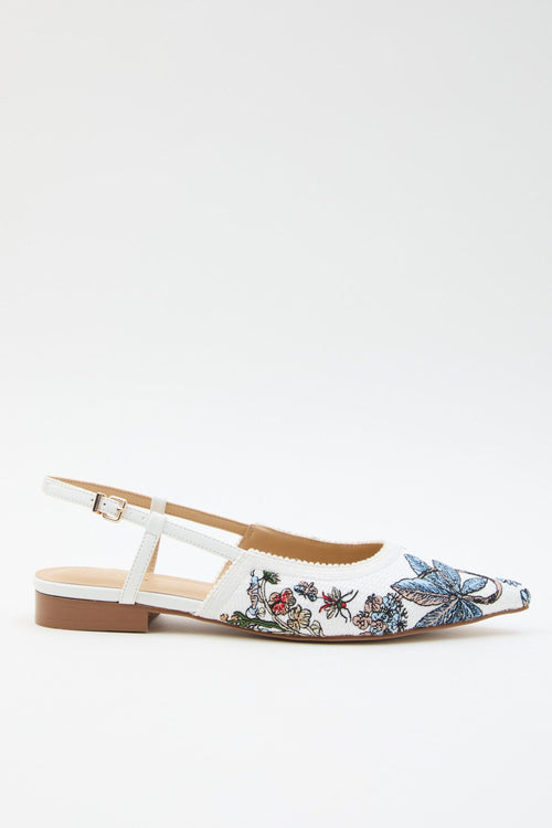 Slingback Bianco Donna