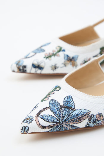 Slingback Bianco Donna - 3