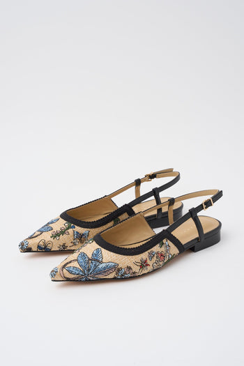 Slingback Nero Donna - 2