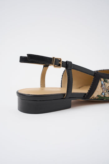 Slingback Nero Donna - 4