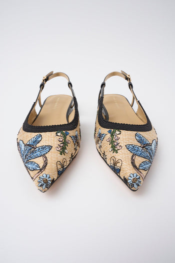 Slingback Nero Donna - 5