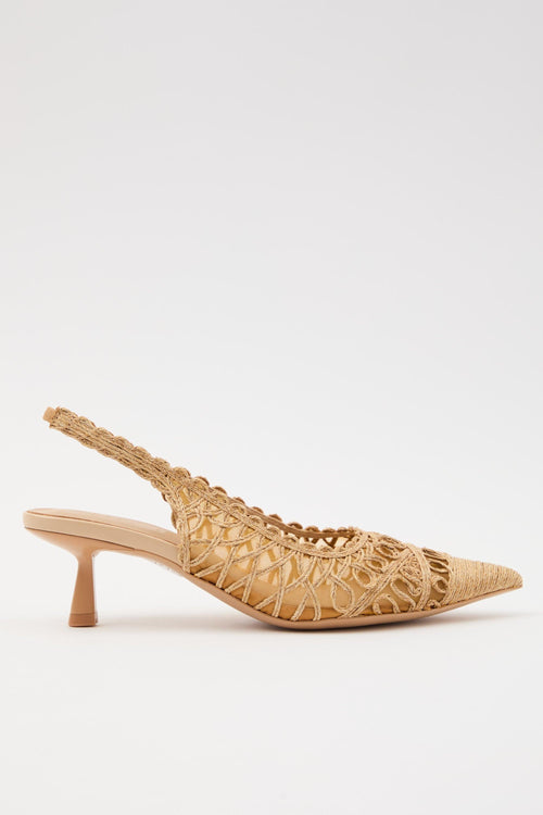 Slingback Cuoio Donna