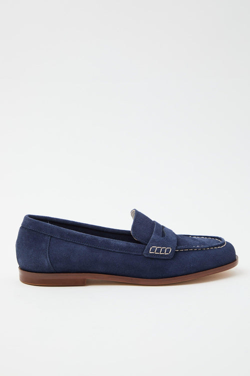 Mocassino Blu Donna