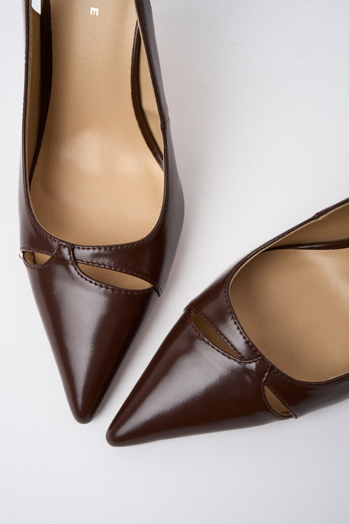 Slingback Dark Brown Donna
