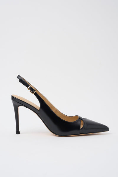 Slingback Nero Donna