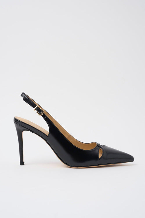 Slingback Nero Donna