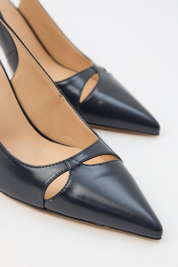 Slingback Navy Donna - 6